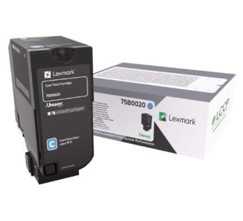 Lexmark 75B0020 azúrový (cyan) originálny toner