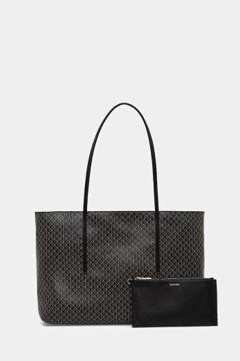Kabelka Calvin Klein hnedá farba, LV04F3266G