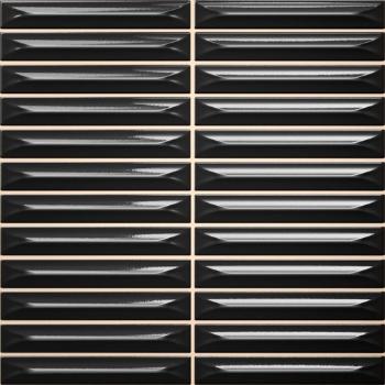 Obklad Vilar Albaro Arrow black 20x20 cm reliéfna ARROW151BK