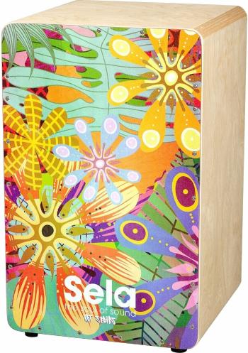 Sela SE 179 Art Series Flower Power Drevený cajon