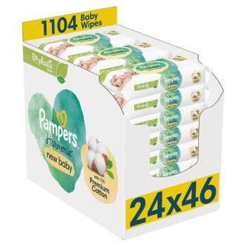 PAMPERS Obrúsky vlhčené Harmonie New Baby Plastic Free 24x46 ks