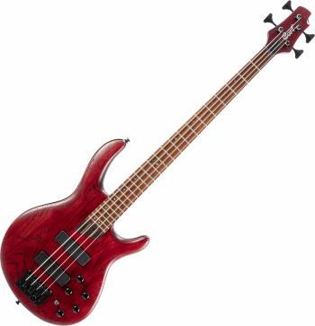 Cort B4 Element Open Pore Burgundy Red Elektrická basgitara