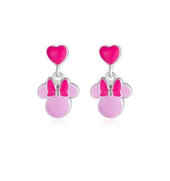 Disney Očarujúce strieborné náušnice Minnie Mouse Mini ES00111SL.CS