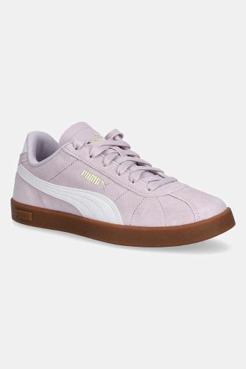 Semišové tenisky Puma Puma Club II fialová farba, 397444