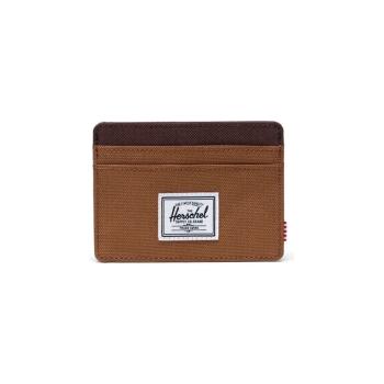 Herschel  Charlie Eco Cardholder - Rubber/Chicory Coffee  Peňaženky Hnedá