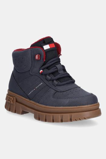 Zimné topánky Tommy Hilfiger tmavomodrá farba, T1X5-34127