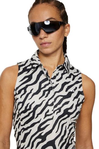 J.Lindeberg Dena Print Sleeveless Tiger Moonbeam S Polo košeľa