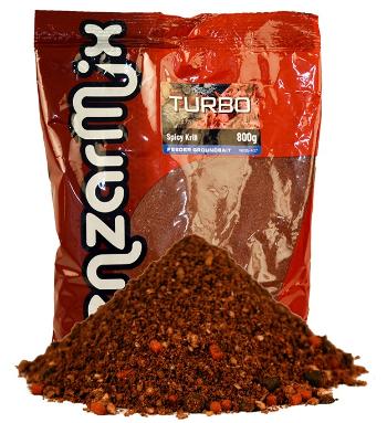 Benzar mix krmítková zmes turbo feeder 800 g - spicy krill