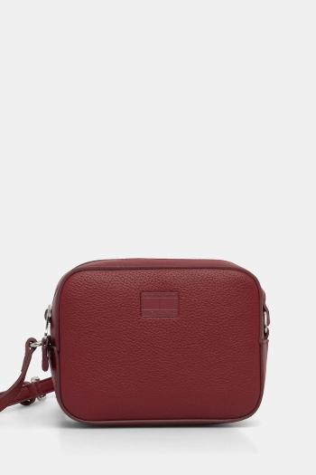 Kabelka Tommy Jeans bordová farba, AW0AW17543