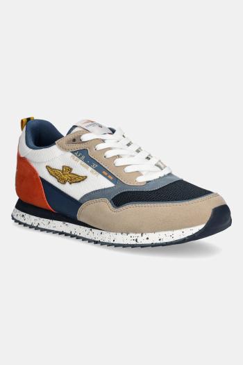 Tenisky Aeronautica Militare SC288CT3545 béžová farba, SC288CT3545
