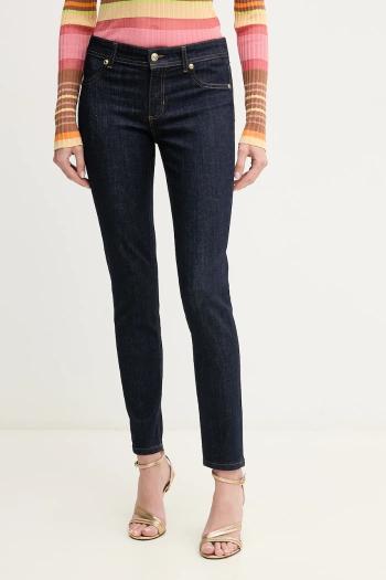 Rifle Versace Jeans Couture dámske, tmavomodrá farba, 78HAB5J0 CDWA7