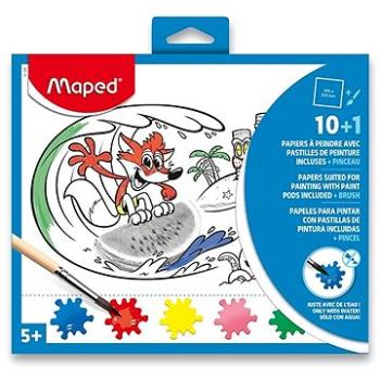 MAPED maľovanky s paletou farieb a štetcom (3154148312253)