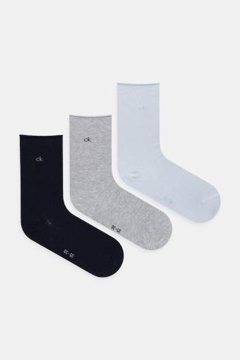 Ponožky Calvin Klein 3-pak modrá farba, 701234368