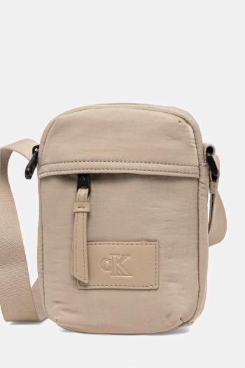 Malá taška Calvin Klein Jeans pánska, zelená farba, LV04G3089G