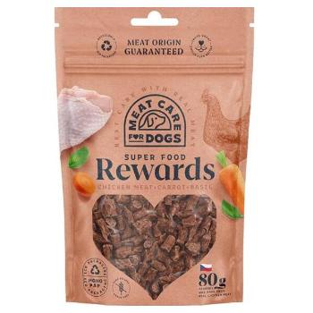 MEAT CARE Rewards Maškrty pre psov kuracie s mrkvou a bazalkou 80 g