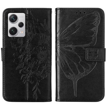 ART BUTTERFLY Peňaženkový kryt Xiaomi Redmi Note 12 Pro+ 5G čierny