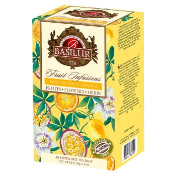 BASILUR Fruit passion fruit & orange ovocný čaj 20 sáčkov