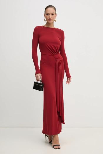 Šaty Marciano Guess GWENDOLINE bordová farba, maxi, áčkový strih, 5RGK73 6257A
