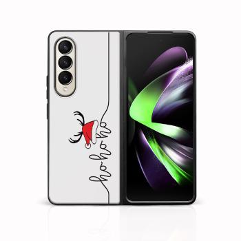MY ART Kryt s vianočným dizajnom Samsung Galaxy Z Fold4 5G HOHOHO (073)