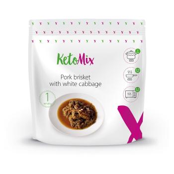 KETOMIX Bravčový bôčik s kapustou diétne hotové jedlo 250 g