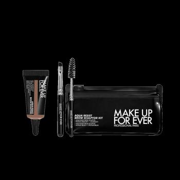 Make Up For Ever Súprava na úpravu obočia Aqua Resist Brow Sculptor Kit 25 Ashy Brown