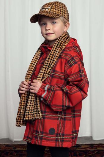Detská bunda Mini Rodini červená farba, 1100015042