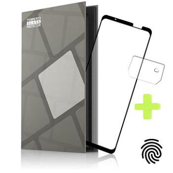 Tempered Glass Protector rámčekové na Asus Phone ROG 6 / 6 Pro, čierne + sklo na kameru (TGR-ARG6-BL)