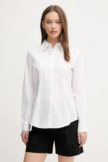 Košeľa United Colors of Benetton biela farba, regular, s klasickým golierom, 54KXDQ03B