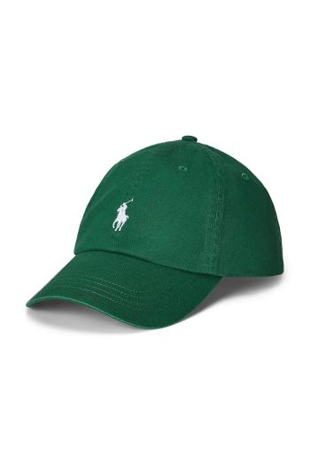 Bavlnená šiltovka Polo Ralph Lauren oranžová farba, s nášivkou, 710667709