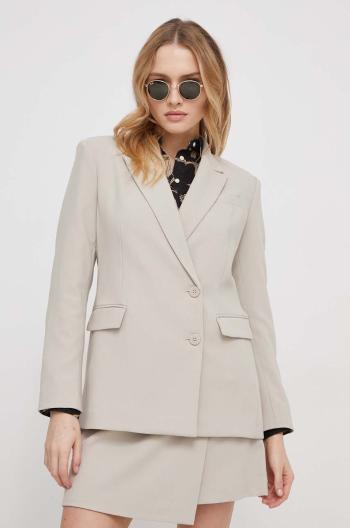Sako Dkny béžová farba, dvojradové, jednofarebné, UK3JX187