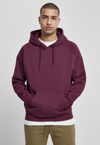 Urban Classics Blank Hoody cherry - 5XL