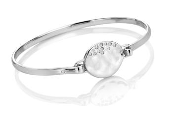Hot Diamonds Pevný strieborný náramok s topazmi a diamantom Illuminate DC214