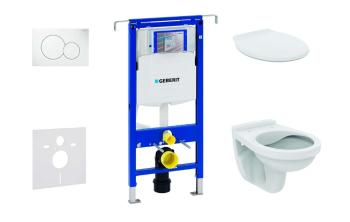 GEBERIT - Duofix Set predstenovej inštalácie, klozet Alpha s doskou, tlačidlo Sigma01, alpská biela 111.355.00.5 NR1