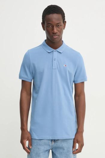 Bavlnené polo tričko Tommy Jeans jednofarebné, DM0DM18312