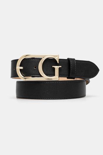 Opasok Guess LORELEI dámske, čierna farba, BW9228 P5235