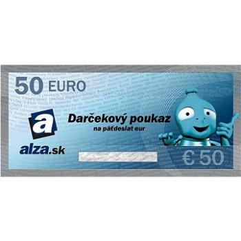 Elektronický darčekový poukaz Alza.sk na nákup tovaru v hodnote 50 €