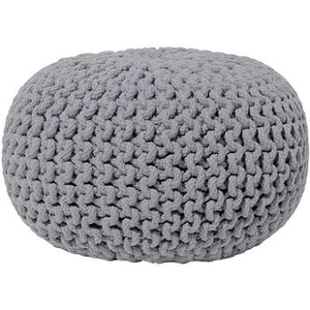 Okrúhly tmavo sivý vankúš na sedenie 40 × 25 cm CONRAD, 58004 (beliani_58004)