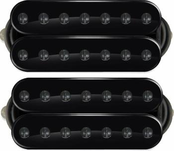 Bare Knuckle Pickups 7 String Aftermath Humbucker Black Open Set Black Gitarový snímač