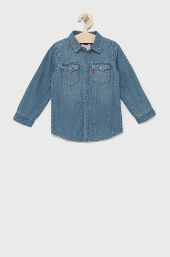 Detská bavlnená košeľa Levi's