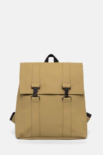 Ruksak Rains MSN Bag W3 zelená farba, veľký, jednofarebný, 13300-44