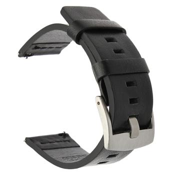 LEATHER Kožený remienok pre Suunto 9 / Suunto 7 čierny