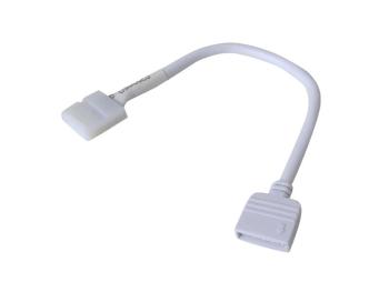 Káblová prepojka RGBW CLIP-zásuvka 5-Pin 10 mm, dĺžka 15cm