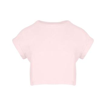 Mantis Dámske Crop top tričko - Jemne ružová | M