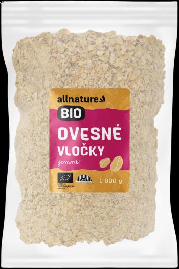 ALLNATURE Ovsené vločky jemné BIO 1000 g