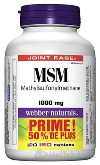 Webber Naturals MSM 1000 mg BONUS 160 tabliet