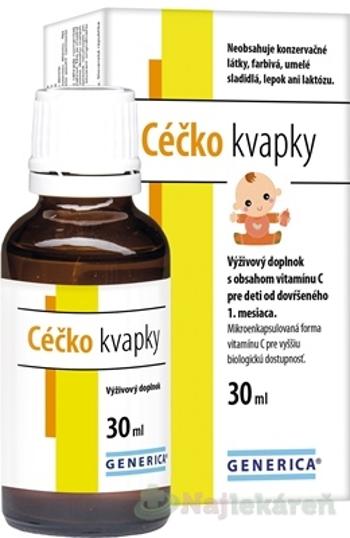 Generica Céčko kvapky pre deti od dovŕšeného 1. mesiaca 30 ml