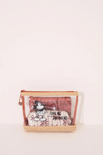 Sada kozmetických tašiek women'secret MICKEY 3-pak hnedá farba, 4849283