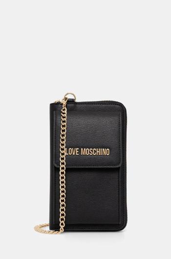 Peňaženka Love Moschino dámska, čierna farba, JC5701PP0L