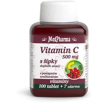 MedPharma Vitamin C 500 mg s šípky, prodl. účinek - 107 tbl. (8594045470338)