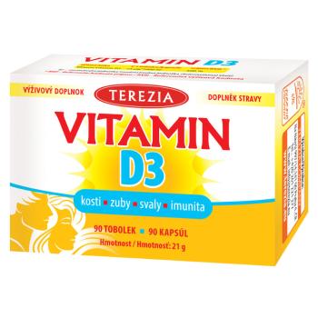 TEREZIA Vitamín D3 1000 IU 90 kapsúl